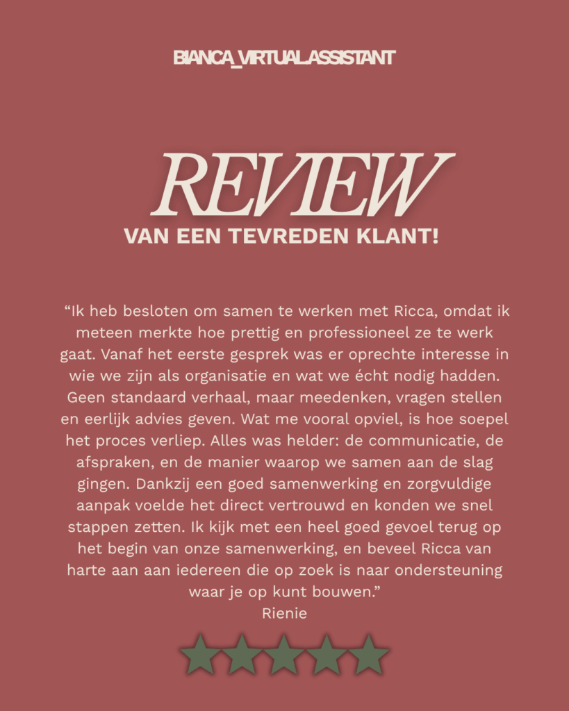 Review Rienie